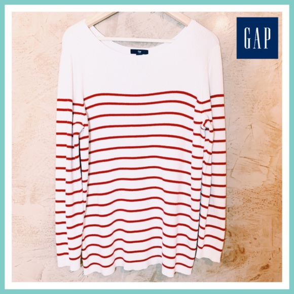 GAP Sweaters - GAP Nautical Style Pullover Ribbed Striped Sweater